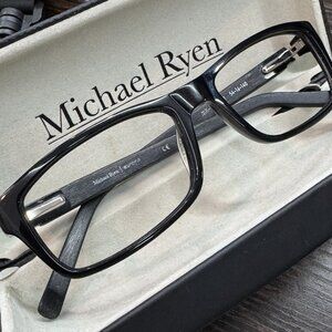 Micheal Ryen MR-185 Black  Rectangle Eyeglasses 54 [] 16-140
